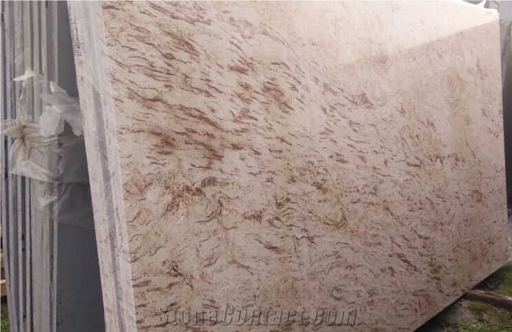 Ivory Pink Granite Slabs