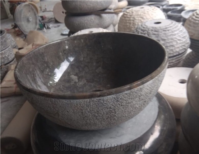 Marble Thin Washbasin, Marble Thin Vessel Basin, Marble Sinks, Stone Basin
