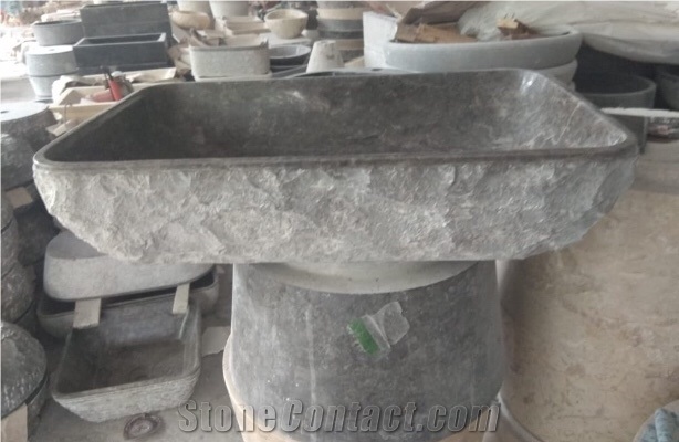Marble Thin Washbasin, Marble Thin Vessel Basin, Marble Sinks, Stone Basin