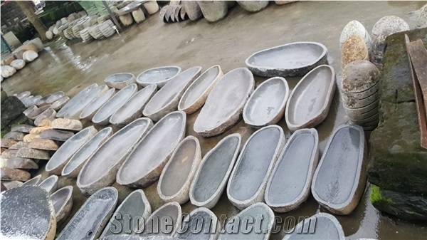 River Stone Washbasin Lesung, River Stone Basin, Stone Sinks, Stone Basin