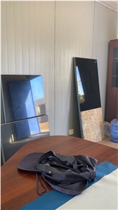 Black Granite Stone and Slab, India Black Granite