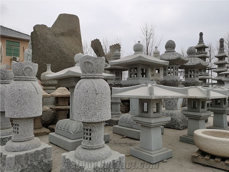 Janpanese Style Stone Carving Lantern Jn-004