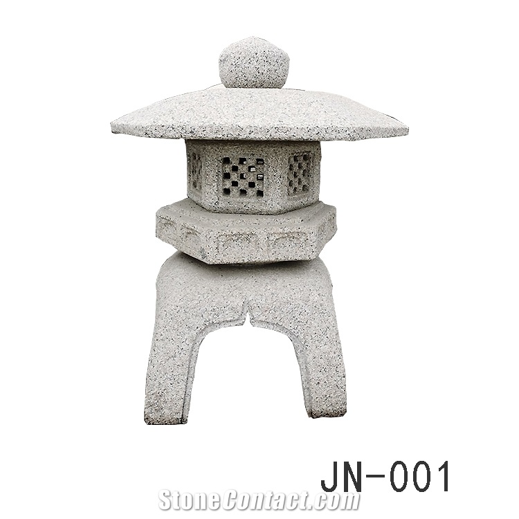 Japanese Style Carved Stone Lantern Jn-001