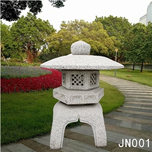 Japanese Style Carved Stone Lantern Jn-001