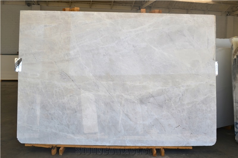 Bianco Glazed Polished Marble Slab