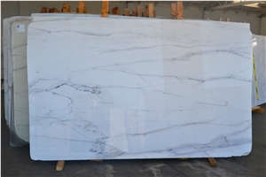 Calacatta Lincoln Marble Polished Slab