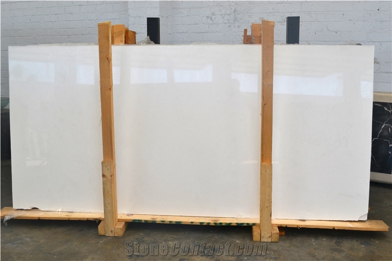 White Limestone Polished Slab 4.2