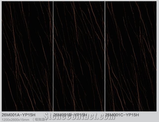 Nero Marquina and Pietra Grey Sintered Stone Slabs