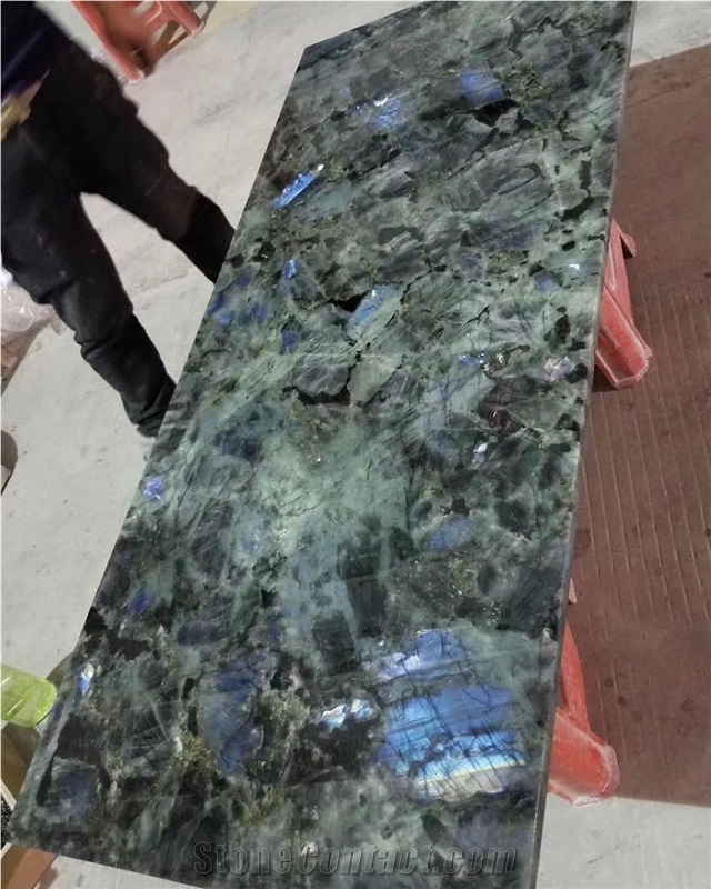Blue Pearl Granite Square Table Top Design