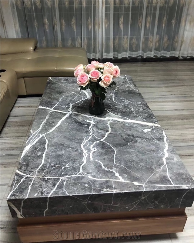 Castel Grey Marble Customization Countertop