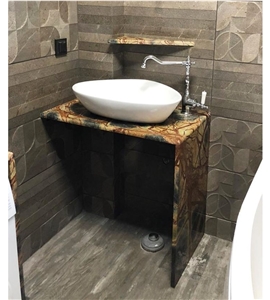 Rain Forest Green Marble for Bath Top