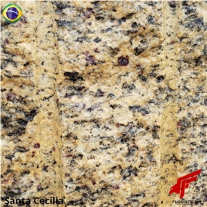 Santa Cecilia Gold Granite Blocks, Giallo Santa Cecilia Granite Blocks