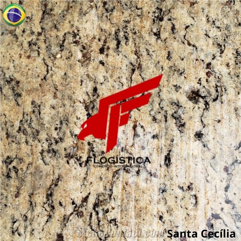 Santa Cecilia Gold Granite Blocks, Giallo Santa Cecilia Granite Blocks