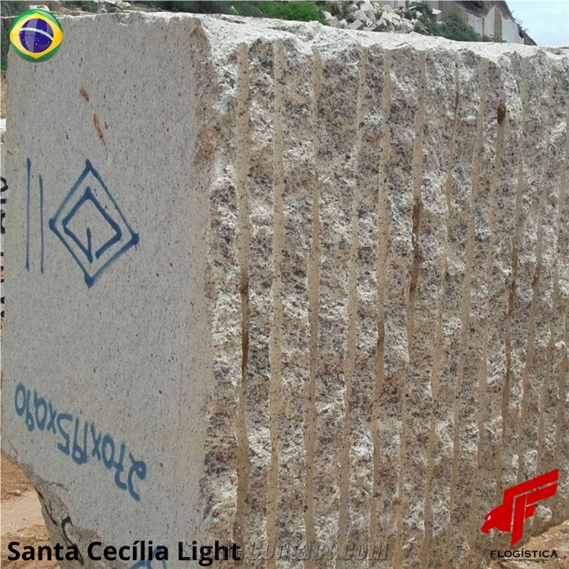 Santa Cecilia Light Granite Blocks, Santa Cecilia Light Granite Blocks