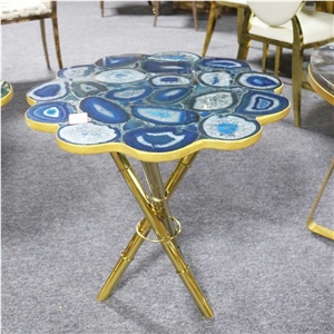 Custom Gemstone Agate Furniture for Hotel Home