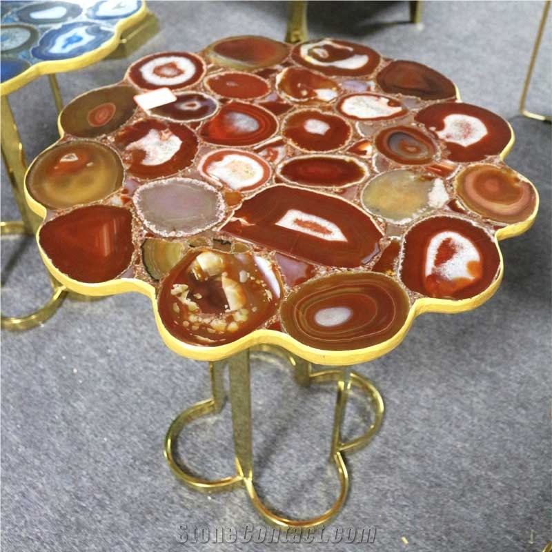 Custom Gemstone Agate Furniture for Hotel Home