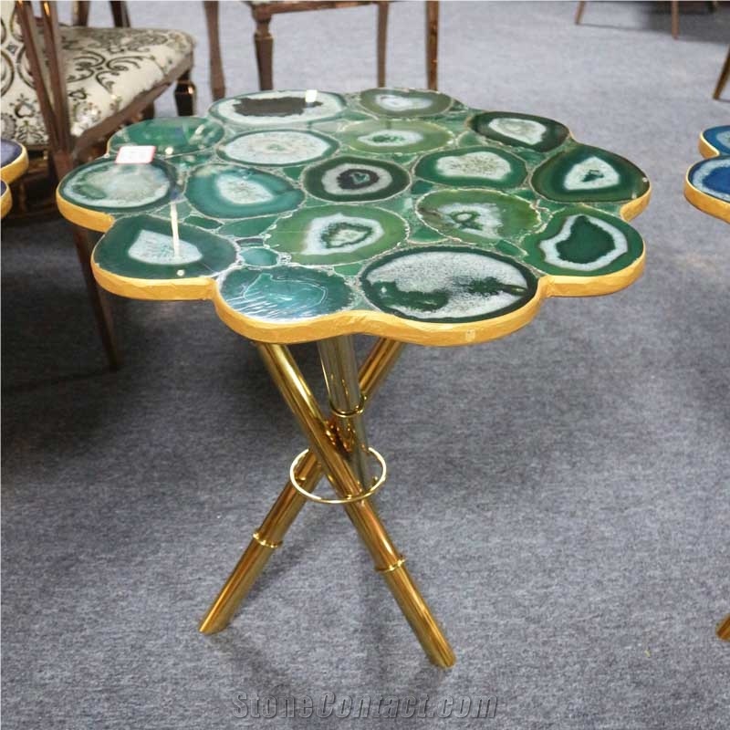 Custom Gemstone Agate Furniture for Hotel Home