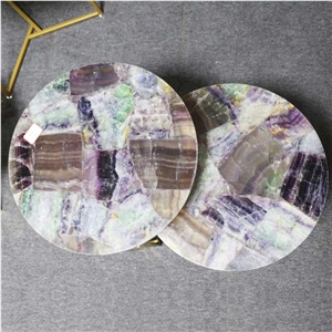 Rose Quartz Composite Side Table Top Wholesale