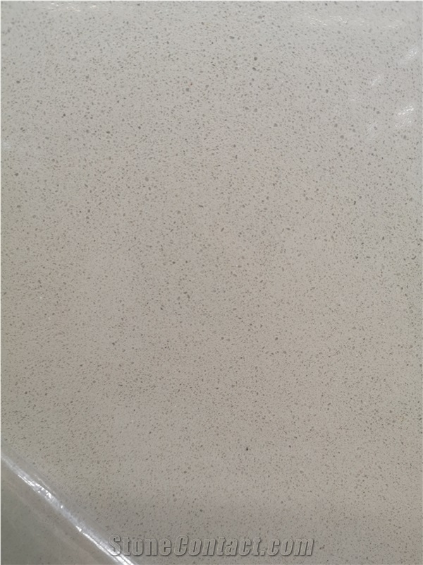Ash White Quartz Stone Slabs