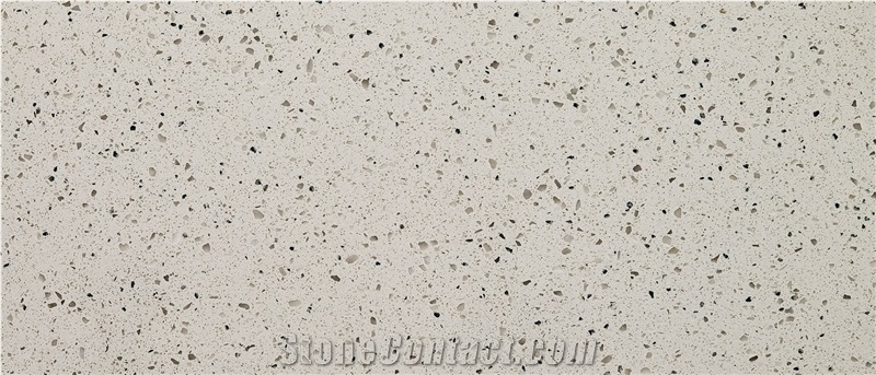 Bianco Pepper Quartz Stone Slab