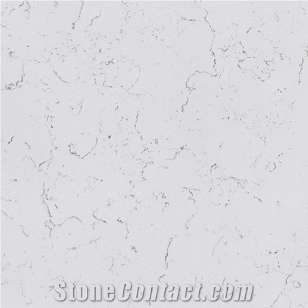 Carrara Frosty Carrina Quartz Stone Slab