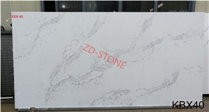 Crack Calacatta Quartz Slab