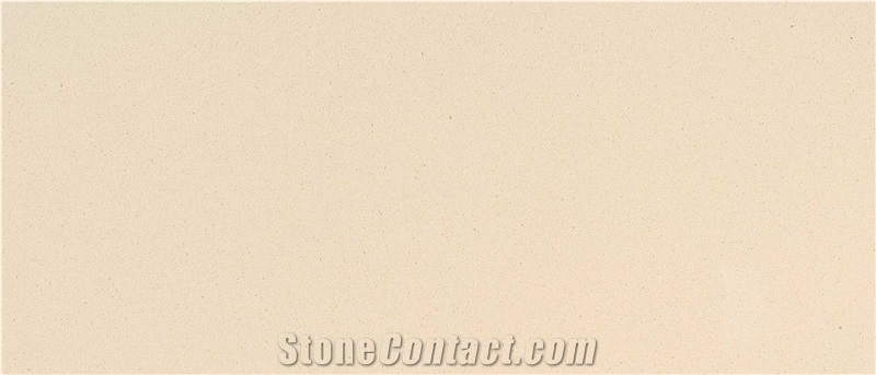 Ivory Cream Quartz Stone Slab