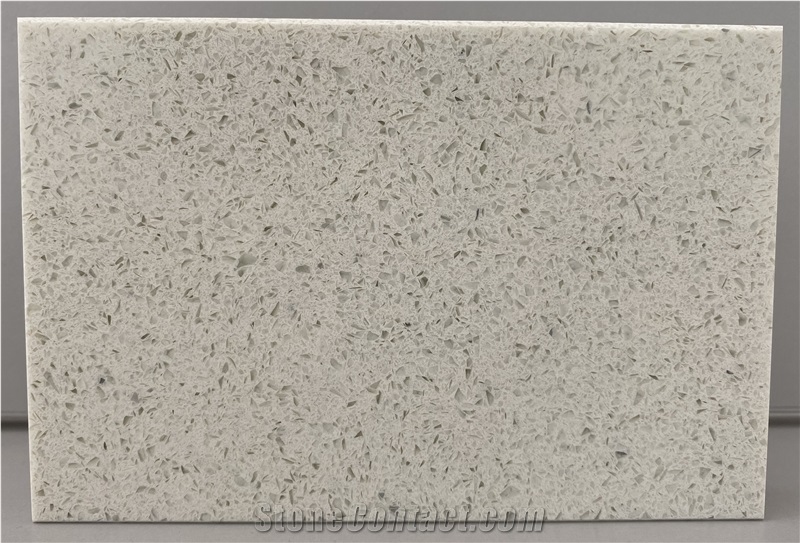 Parchment White Monochrome Quartz Slabs