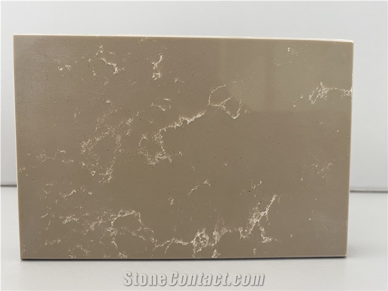 Pattern Brown Quartz Slabs