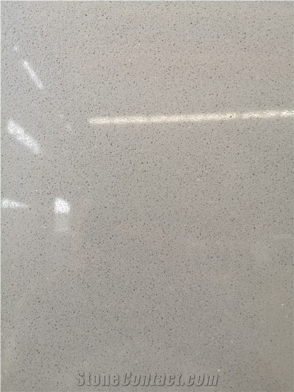 Pure Ash Grey Quartz Slabs