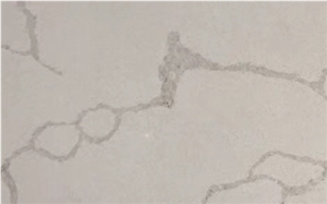 Semi White Calacatta Luccia Quartz Slabs
