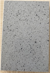 Silvery Grey Quartz Slabs