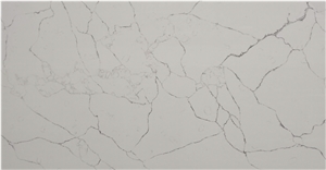 White Magherita Carrara Quartz Slabs White Magherita Carrara Quartz Slabs