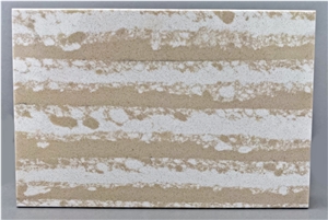 Wood Grain Pattern Quartz Slabs