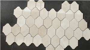 Beige Marble Split Face Mosaic