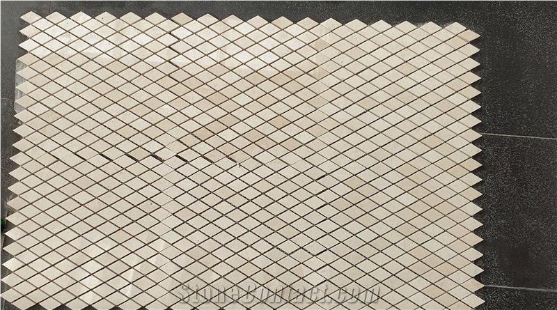 Beige Marble Split Face Mosaic