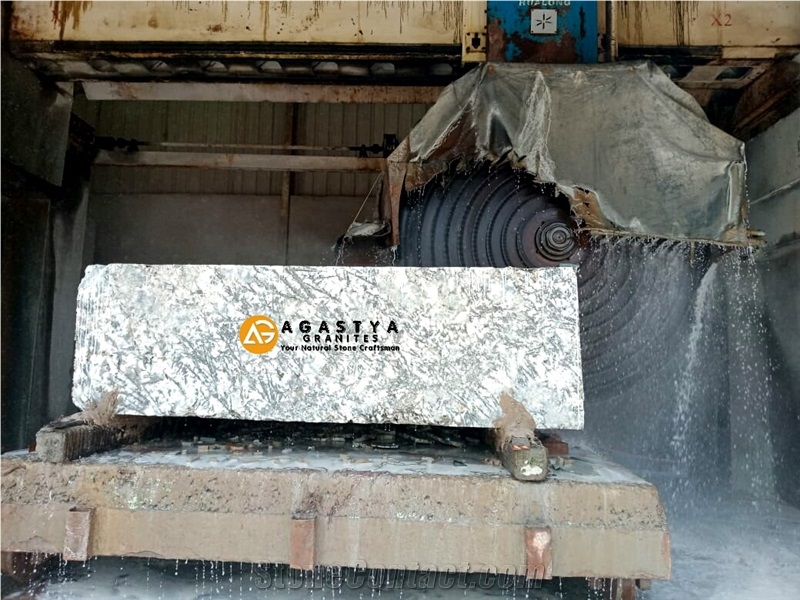 Alaska White Granite Block, India White Granite