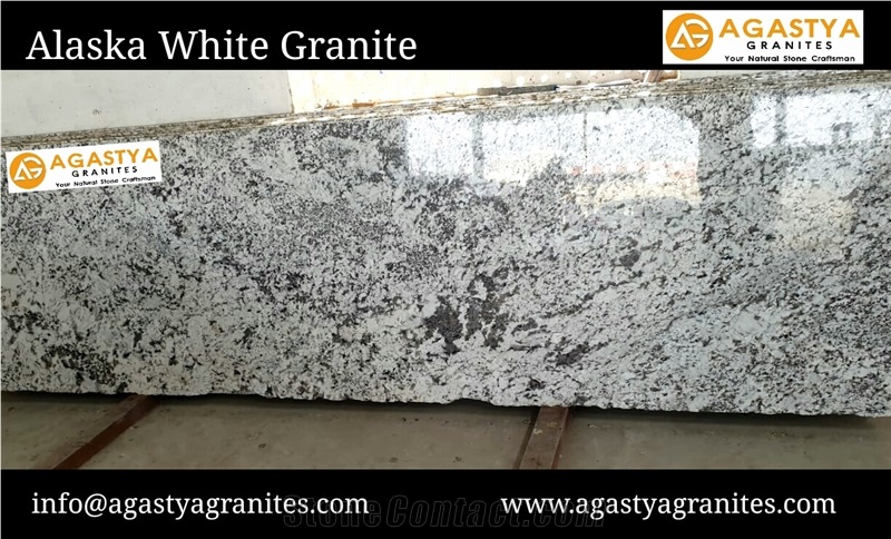 Alaska White Granite Block, India White Granite
