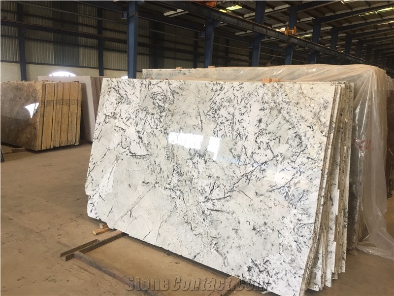 Alaska White Granite Block, India White Granite