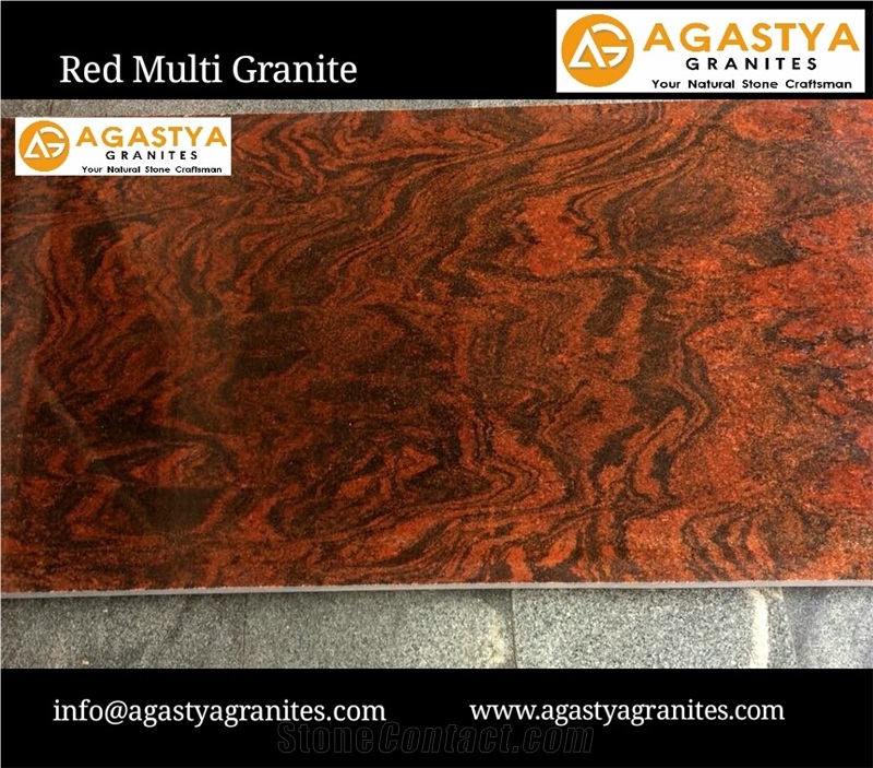 Red Multicolour Granite