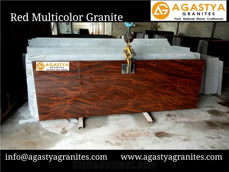 Red Multicolour Granite