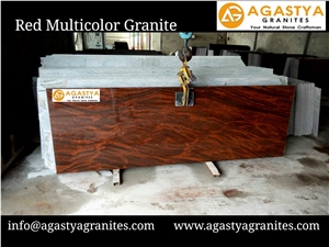 Red Multicolour Granite