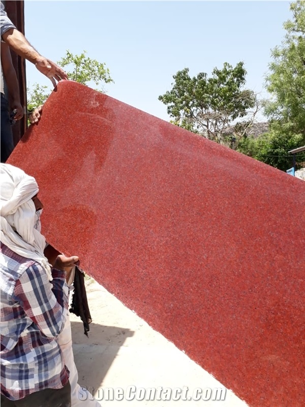 Red Multicolour Granite