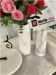 Cylinder Marble Vase/Wine Cooler