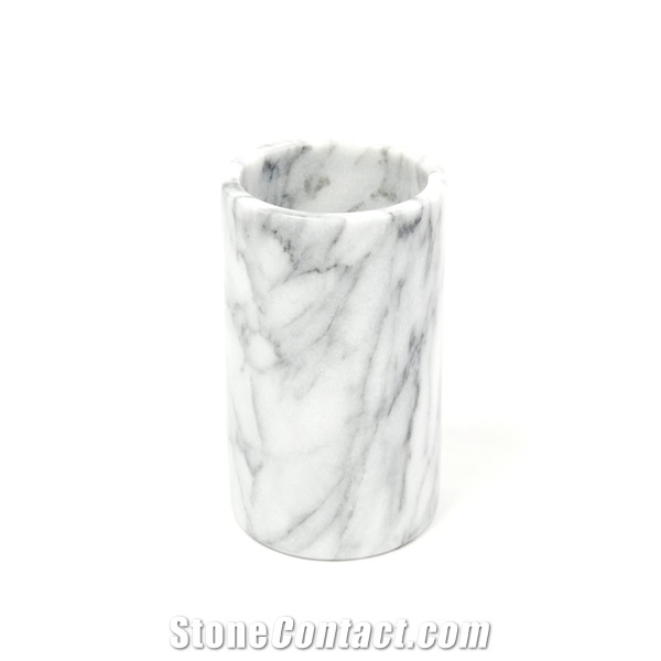 Cylinder Marble Vase/Wine Cooler