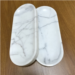 Marble Towel Tray , Staturio and Calacatta
