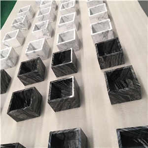 Rectangular Marble Tray, Spliced