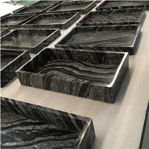 Rectangular Marble Tray, Spliced