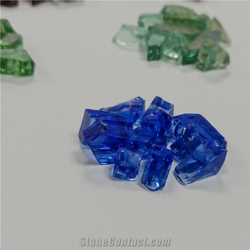 Beautiful Useful Reflective Fire Pit Glass