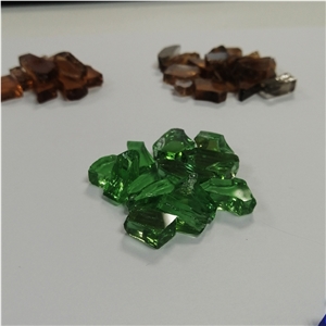 Beautiful Useful Reflective Fire Pit Glass